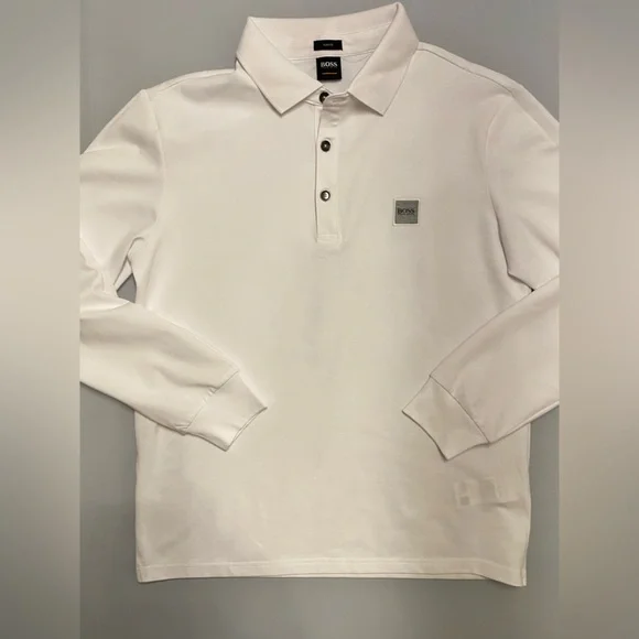 BOSS Boss Slim-Fit Passerby Long Sleeve polo shirt - Picture 6 of 15